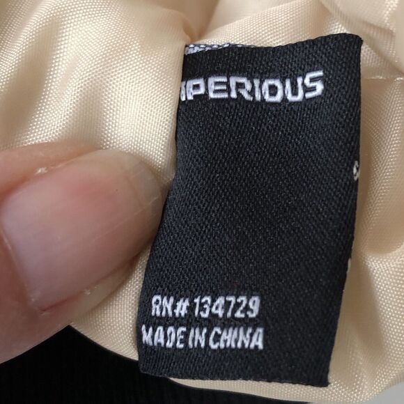 Imperious Men’s Bomber Gold Bar Jacket Size Medium NWT - Picture 13 of 13